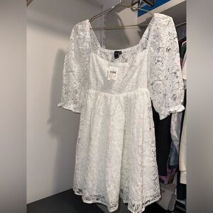 NWT White Lace Windsor Store Dress Size S